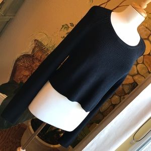White House Black Market Black Knit Sweater